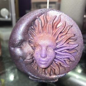 Sun & Moon Alien Scented Round Candle